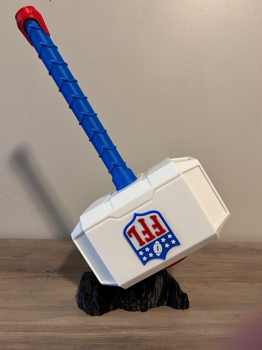 Fantasy Football Commissioners Thor's Hammer -  3D Printed Fan Art Am- Mjolnir