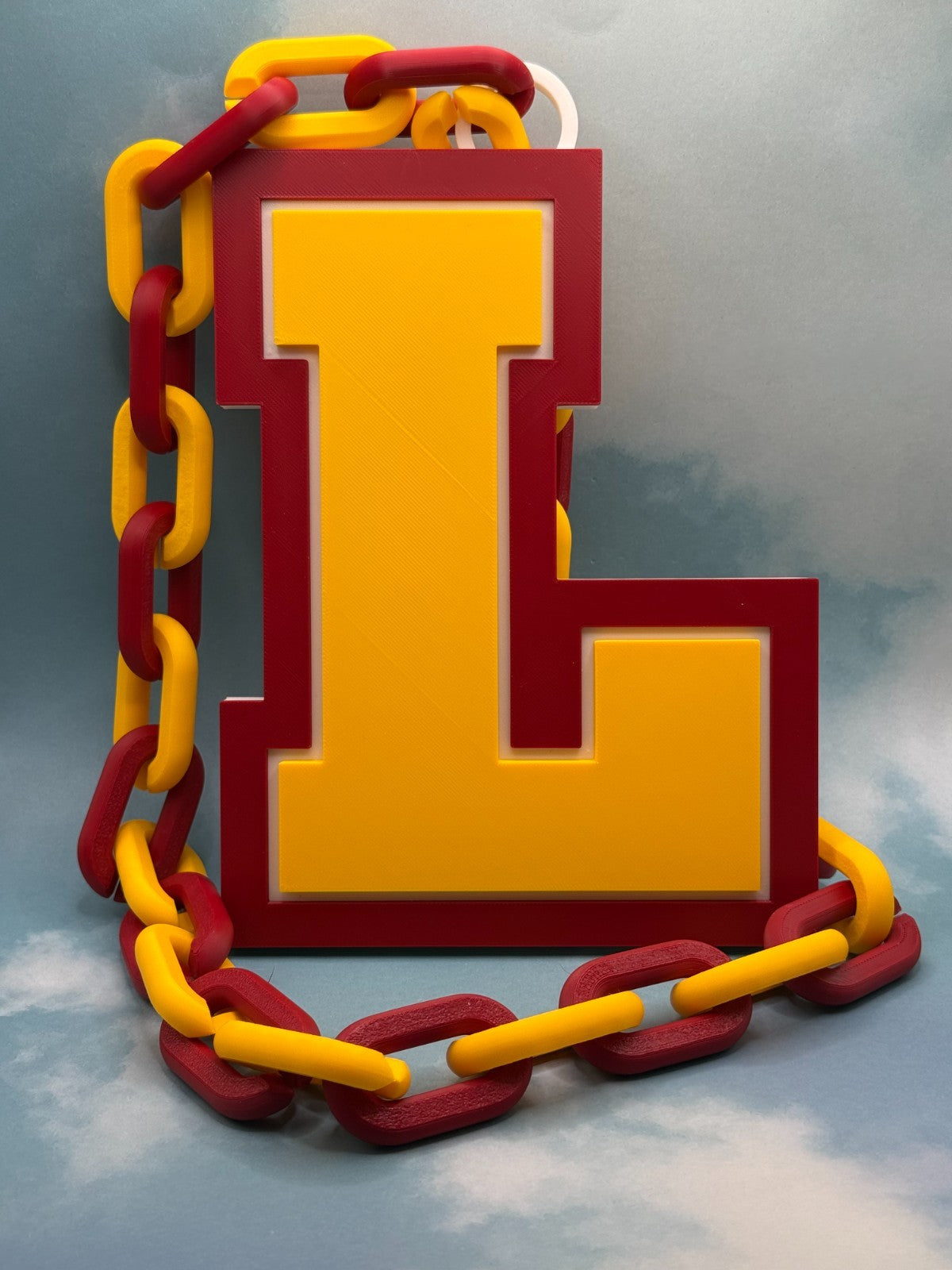 Loyola Chicago Ramblers Oversized Necklace Turnover Hype Chain Handmade 3D Print
