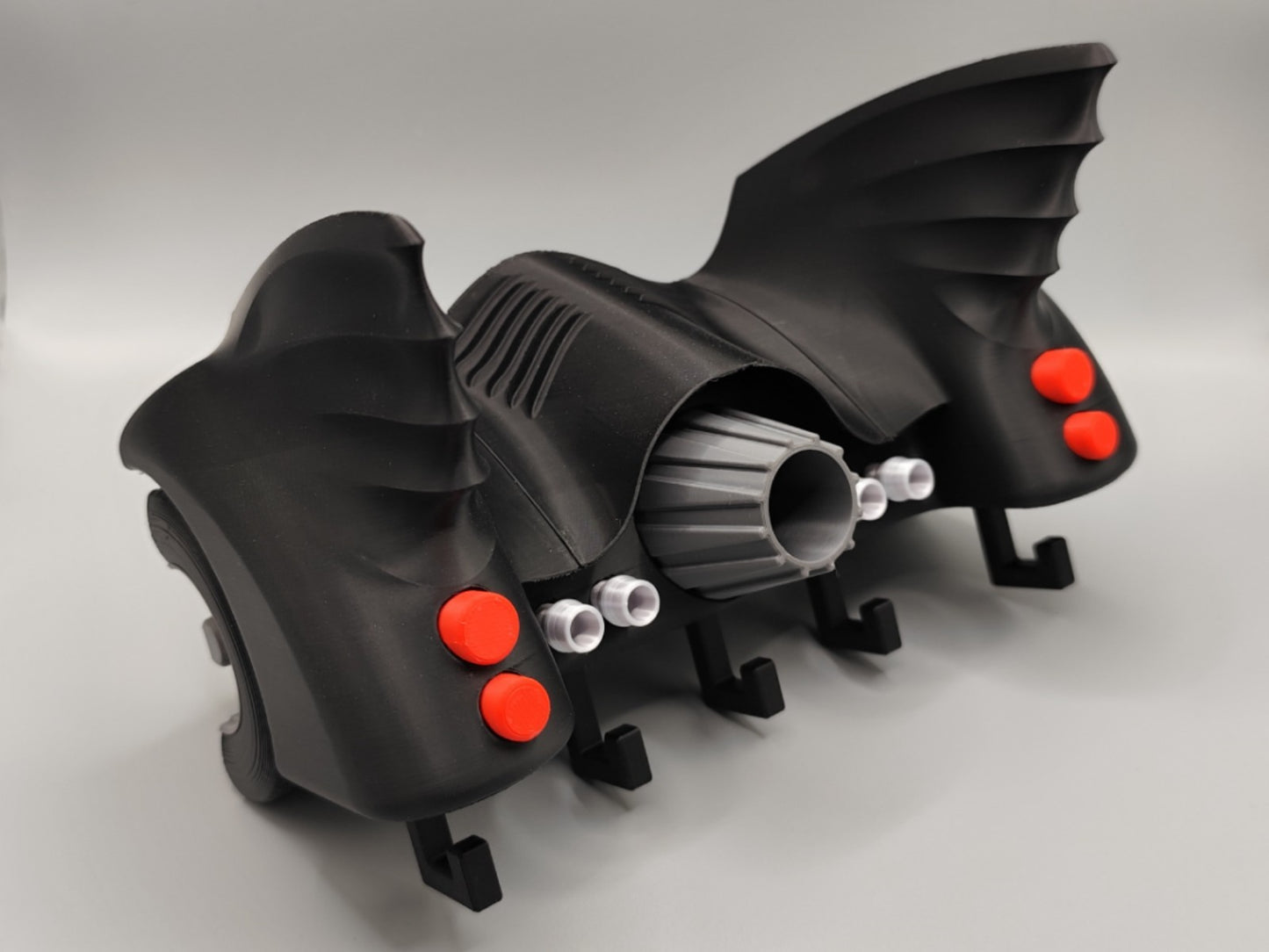 Batwing Wall Key Holder | Gothic Key Organizer | Modern Black Wall Hook | 3D Pri