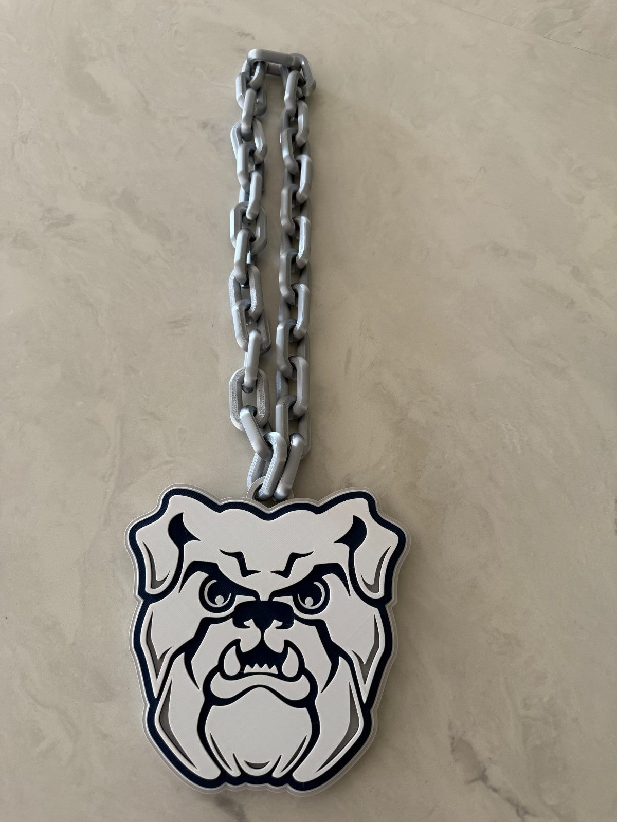 Butler Bulldogs Oversized Logo Necklace, Hype Chain