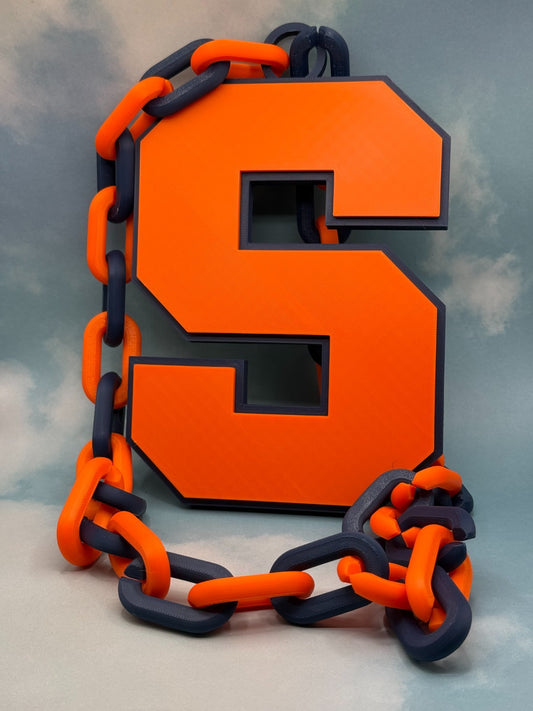 Syracuse University Oversized Logo Necklace Hype Chain