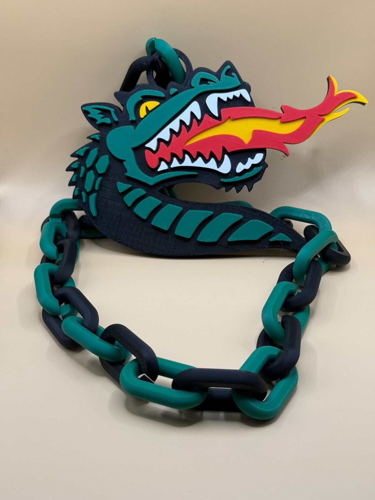 UAB Blazers Logo Necklace Turnover Chain HandMade 3D Printed