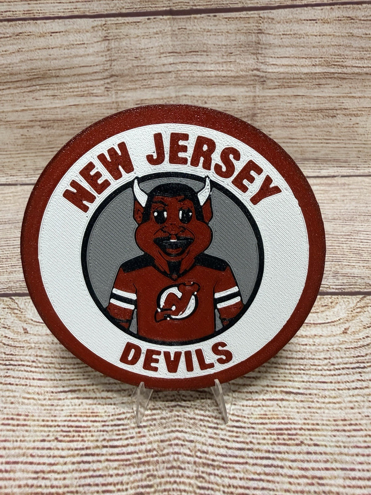 New Jersey Devils Custom Drink Coasters Set Of 4, Also Sets Of 6 & 8