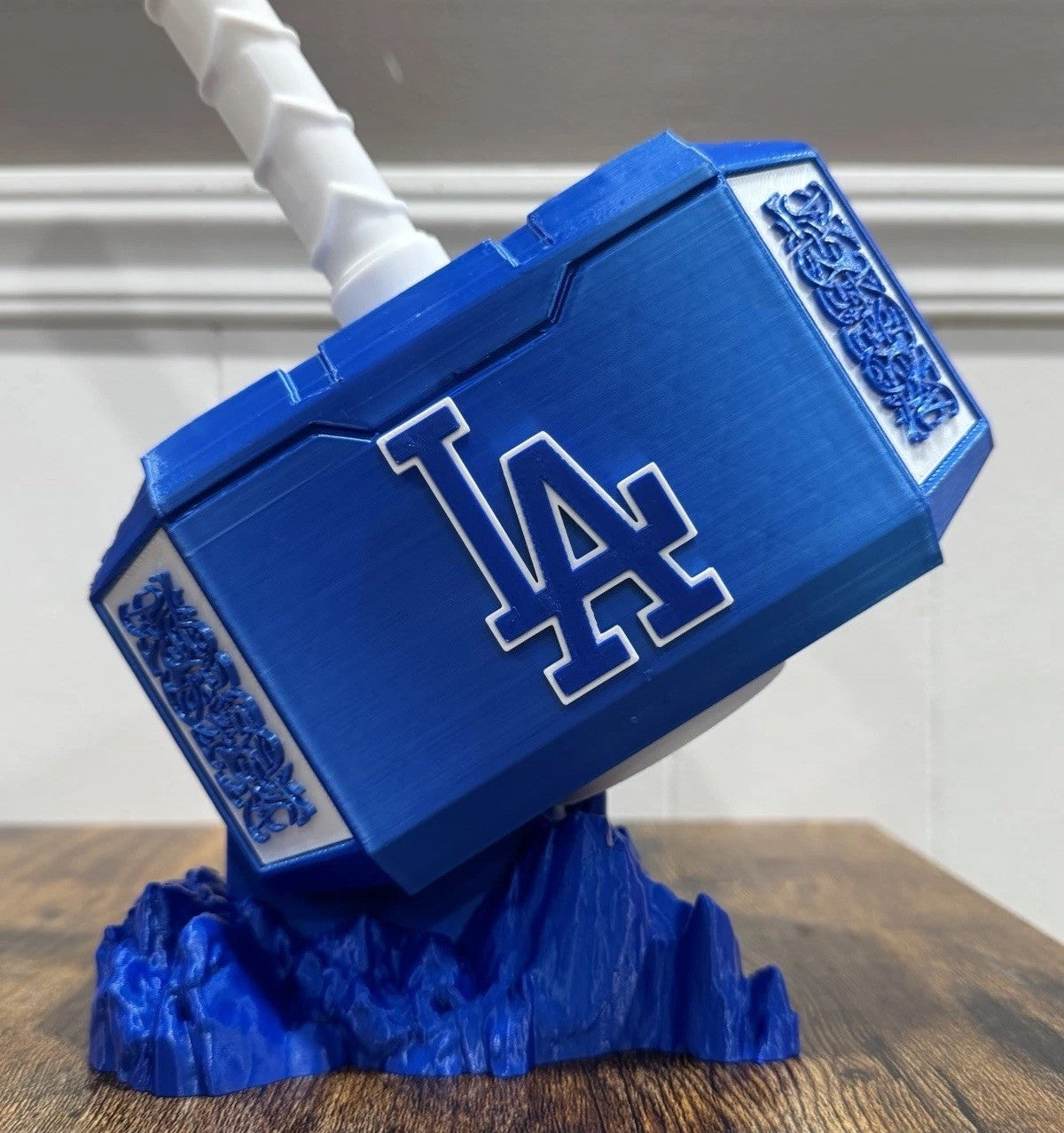 Los Angeles LA Dodgers 13” Thor Hammer MLB INSPIRED Unique Fan Gifts Man Cave