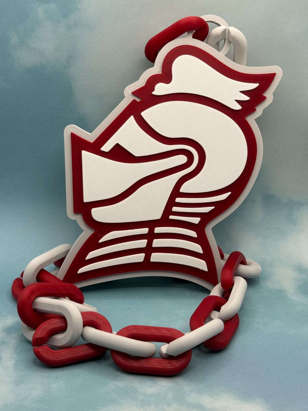 Bellarmine Knights Oversized Fan Logo Necklace, Hype Chain