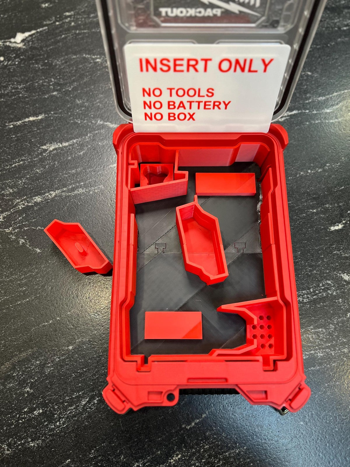 Milwaukee Compatible M12 Fuel Cordless Hammer  Drill & Impact Driver Insert Tray