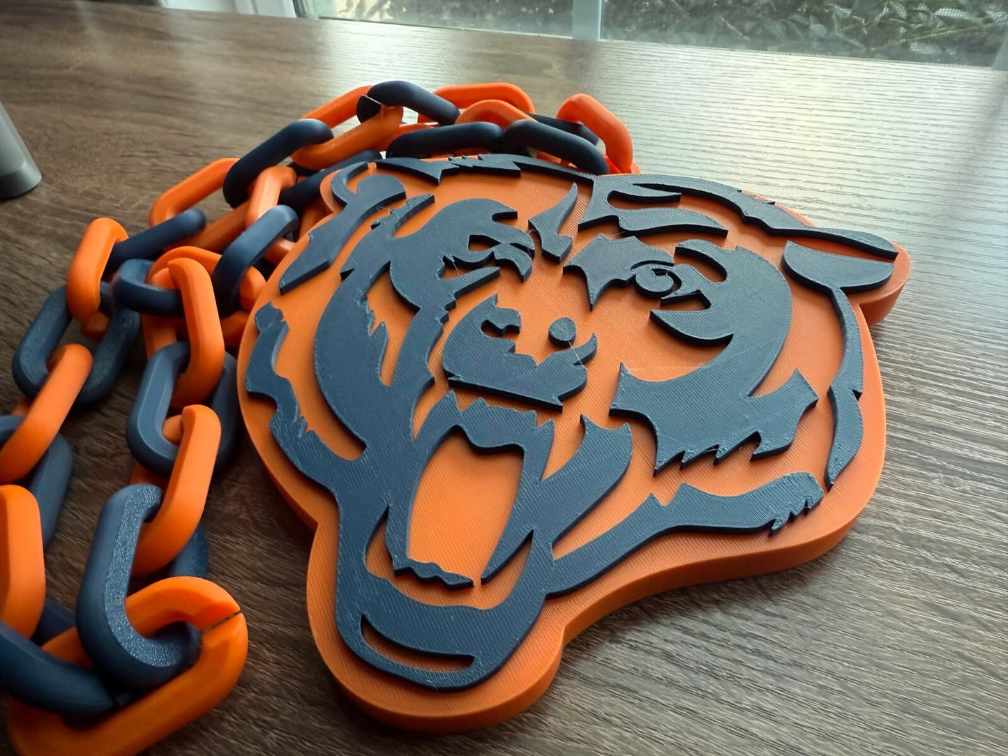 Chicago Bears Oversized Necklace, Hype Chain [Made to Order]