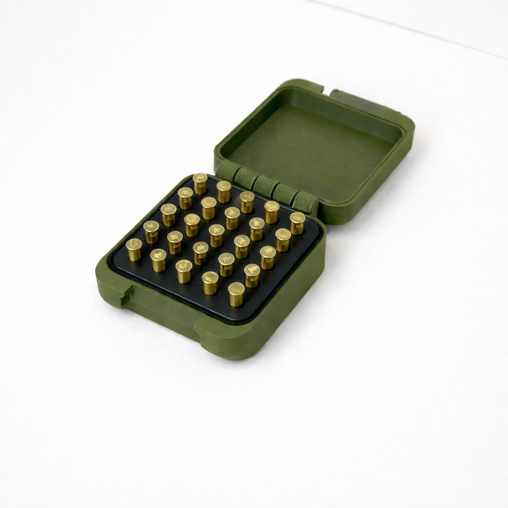 22 LR Ammo Box – 25 Rounds - Snap Close Storage Box | Fully Customizable