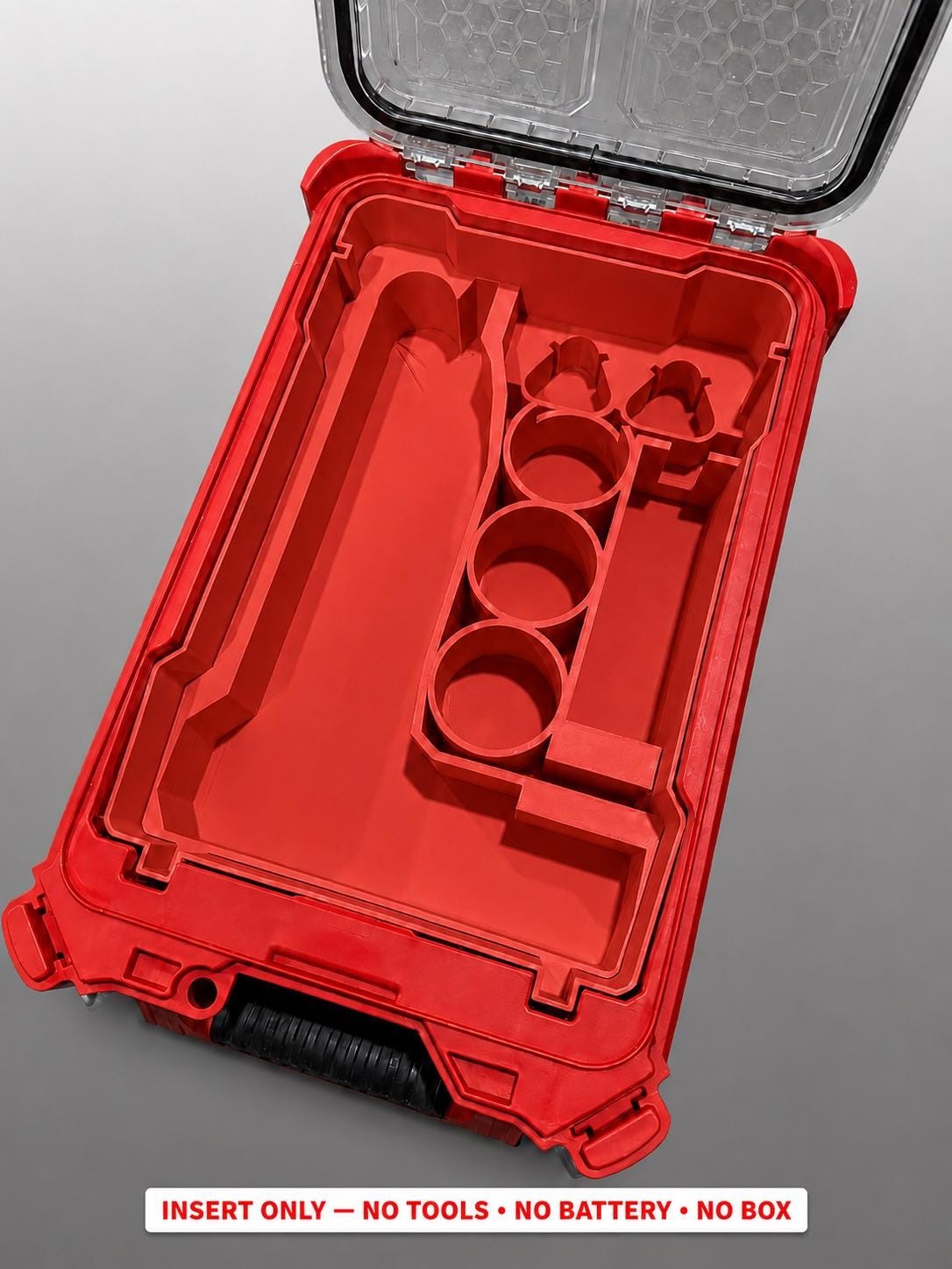 Milwaukee Compatable M12 ProPex Organizing Insert Tray RED