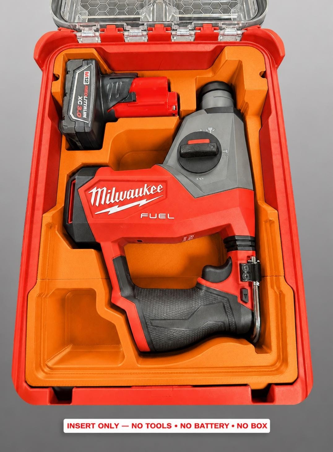 Milwaukee Packout Insert for M12 FUEL 12V 5/8 in. SDS-Plus Rotary Hammer