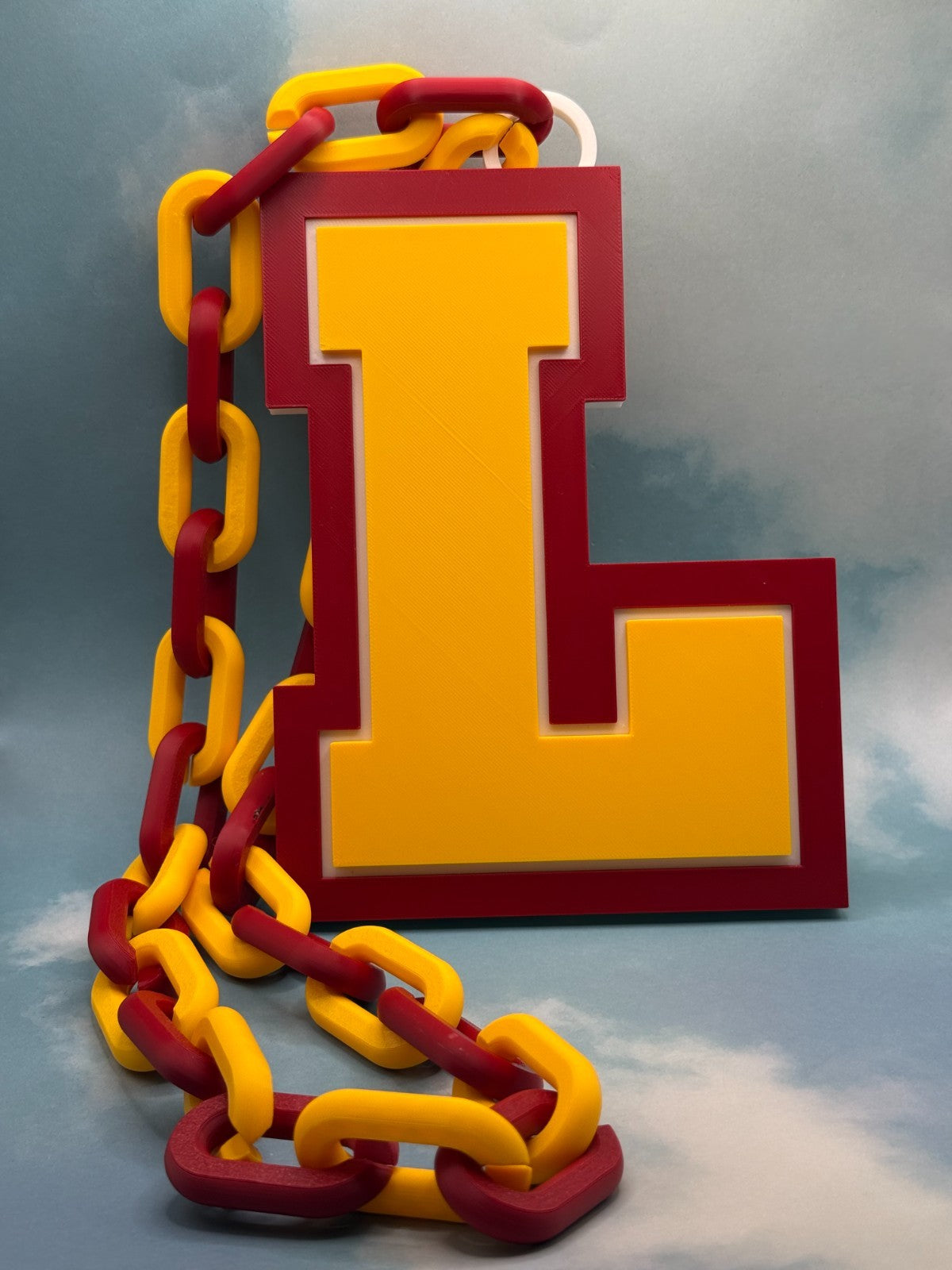 Loyola Chicago Ramblers Oversized Necklace Turnover Hype Chain Handmade 3D Print