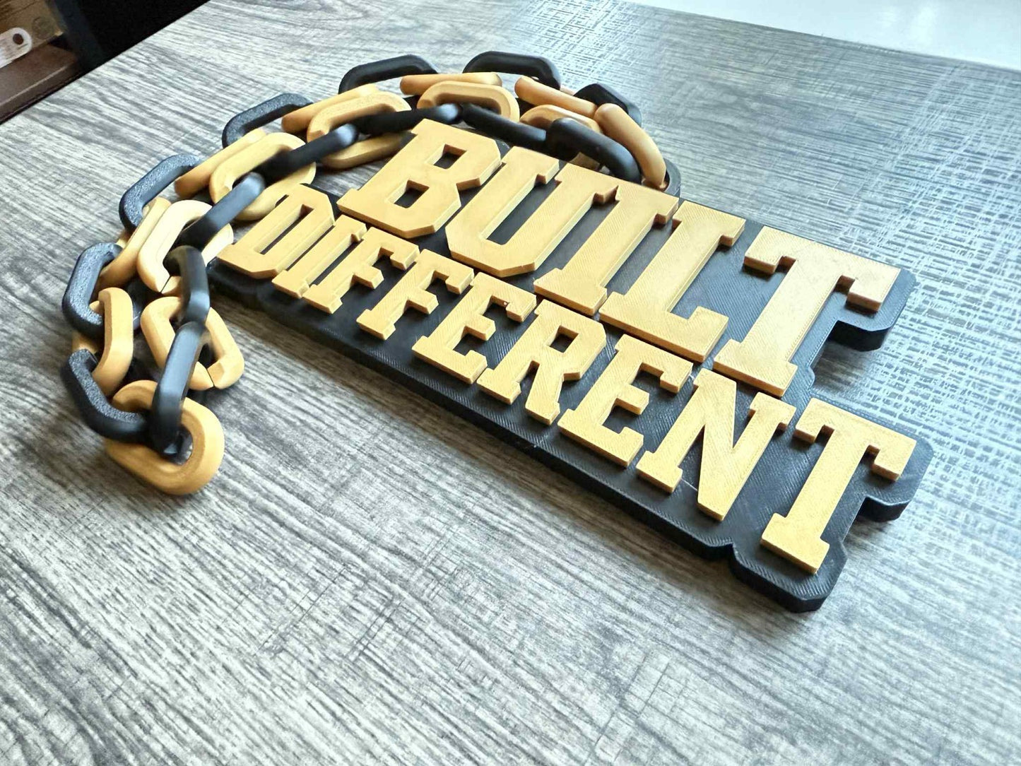 Built Different Logo Oversized Necklace, Hype Chain [Made To Order]