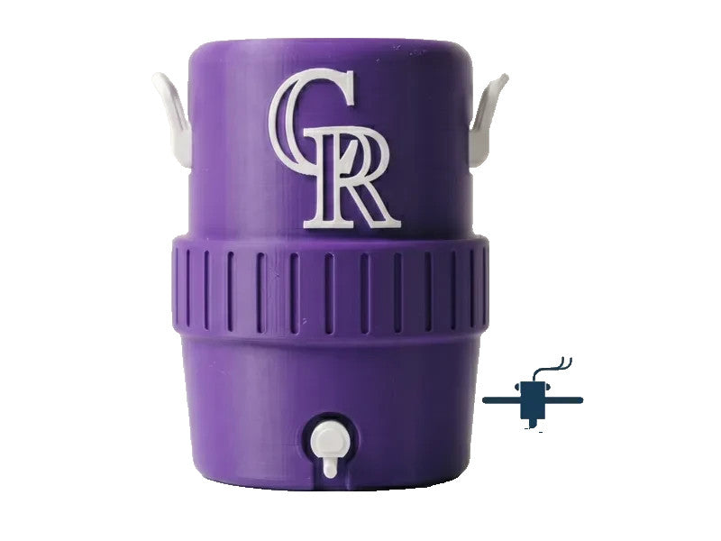 Colorado Rockies Koozie 3D Printed 12 Oz Cans
