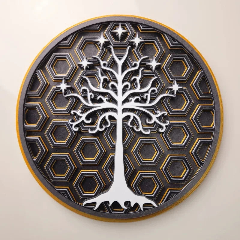LOTR Lord Of The Rings Wall Art Or Display 3D printed Dimensional Mosaic