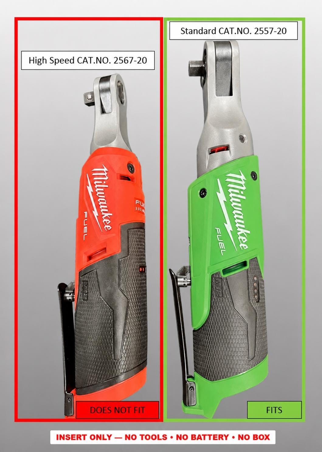 Milwaukee Packout Insert for M12 Fuel 3/8 in. Ratchet + Shockwave 43pc Socket