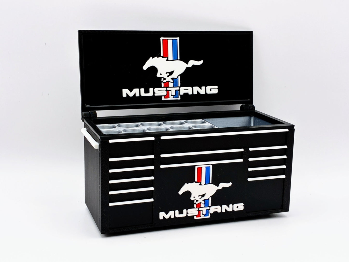Muscle Car Inspired Mini Toolbox Pen Holder – Desk Organizer Gift