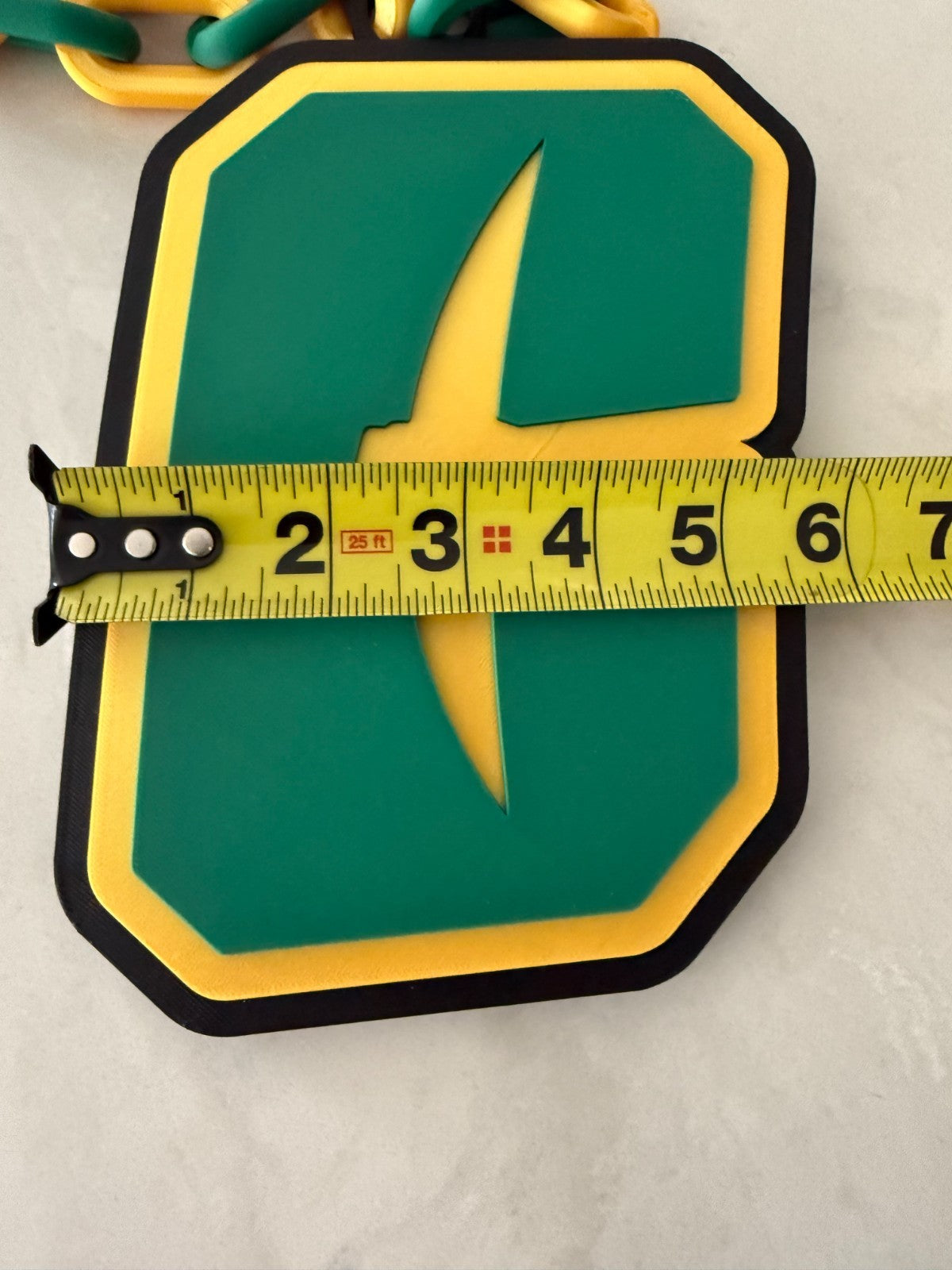 Charlotte 49ers Logo Necklace Oversized Turnover Chain HandMade 3D Printed