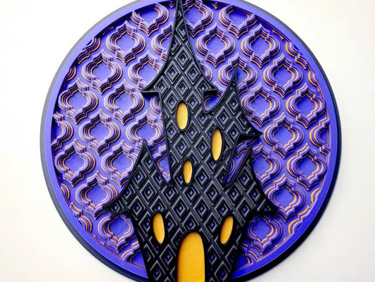 Halloween Wall Art Or Display 3D print Dimensional Mosaic