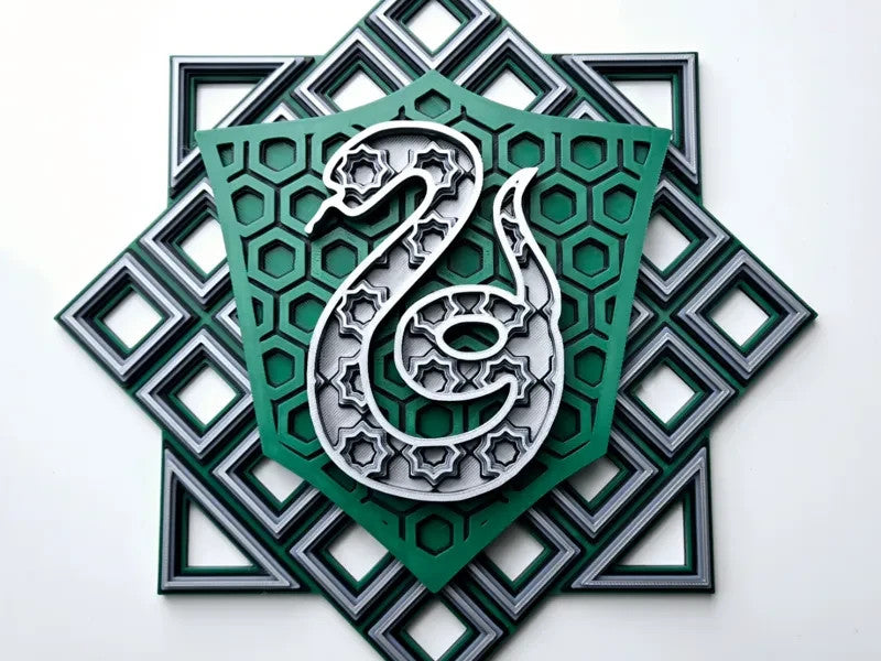 Harry Potter Wall Art Or Display 3D printed Grid Mosaic