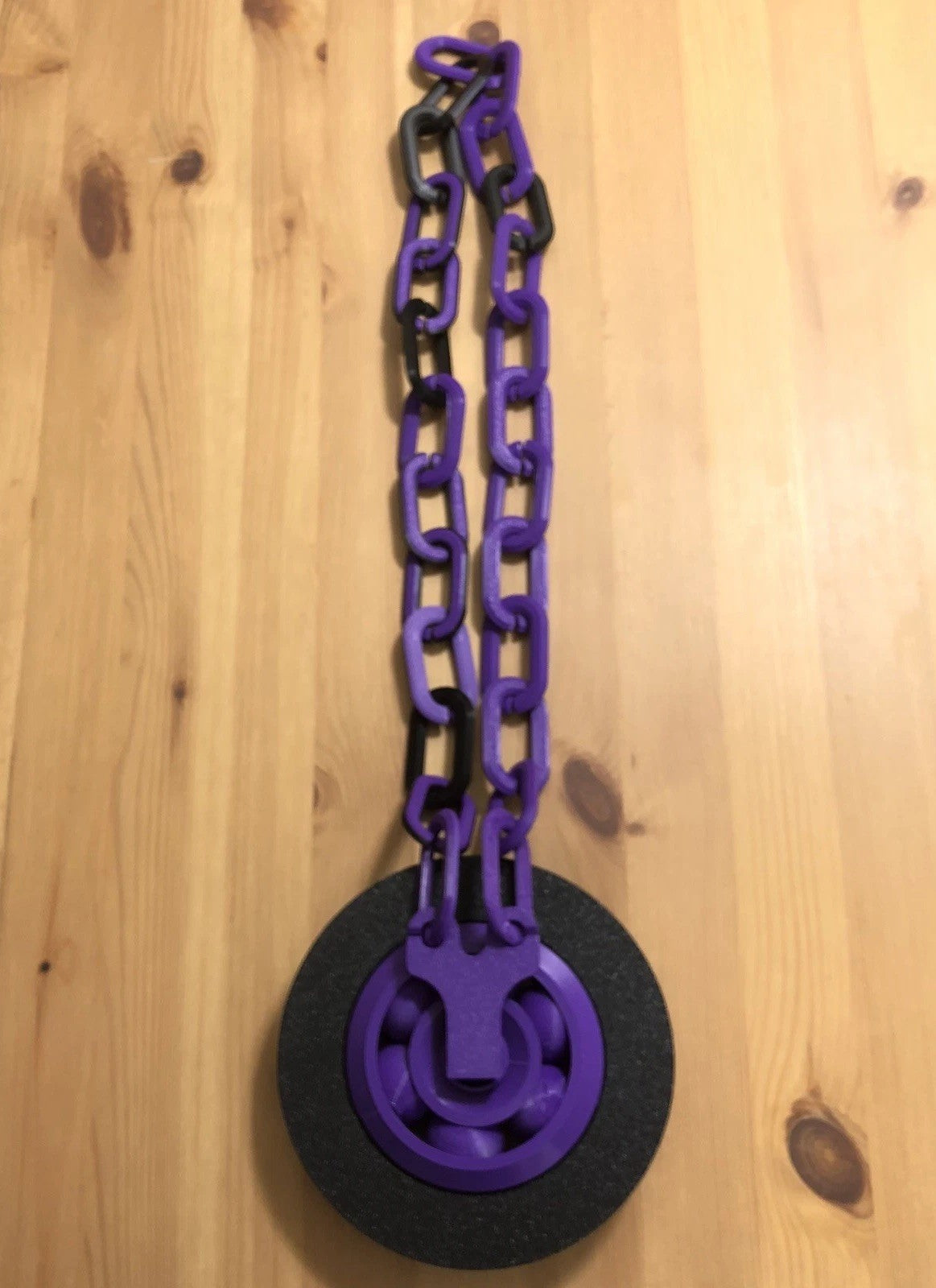 Baltimore Ravens 3D Printed Spinning Fan Chain Purple Black Football NFL