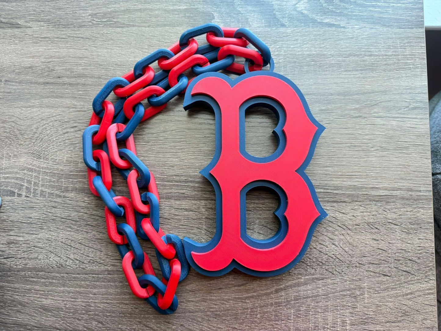 Boston Red Sox Oversized Necklace, Pendant
