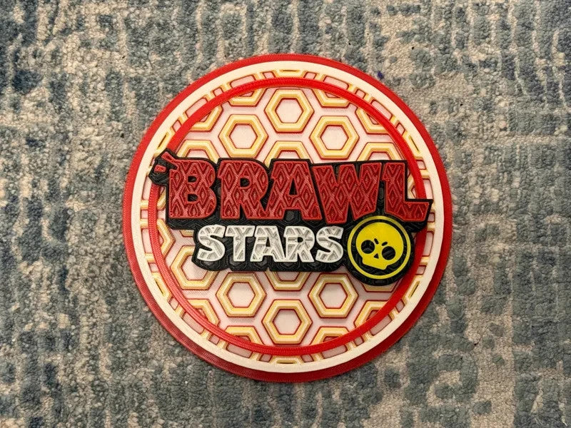 Brawl Stars Wall Art Or Display 3D printed Dimensional Mosaic