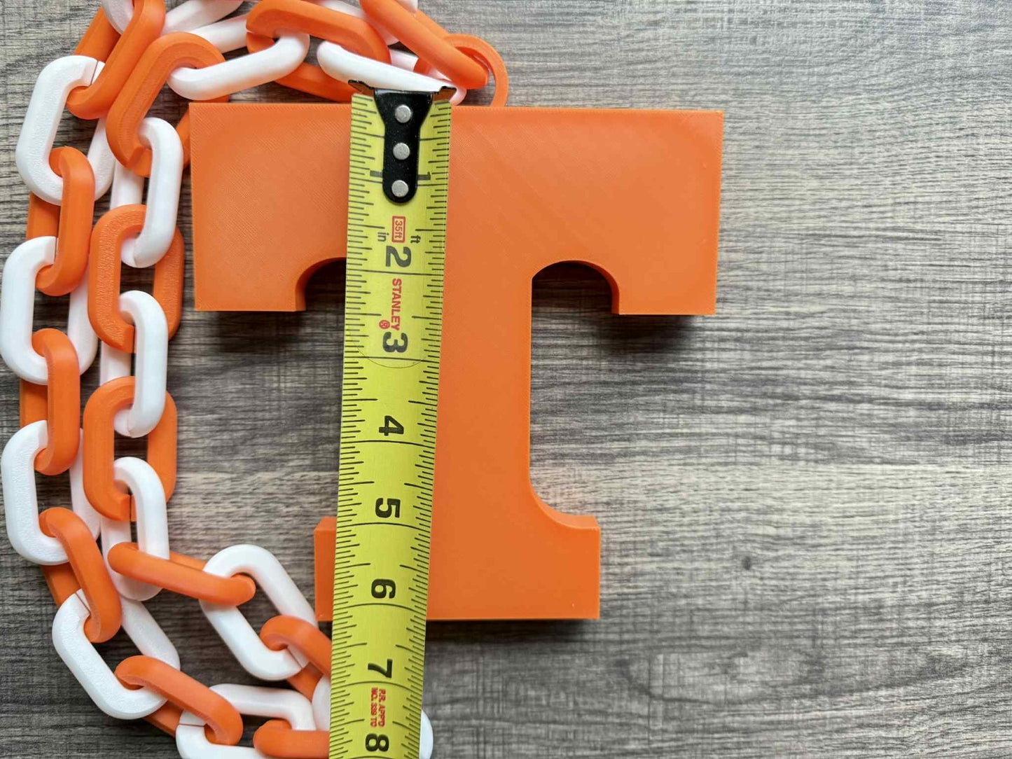Tennessee Volunteers Logo Oversized Necklace, Hype Chain