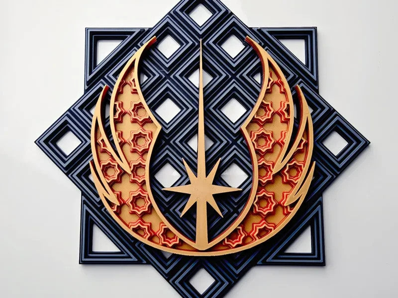 Star Wars Wall Art Or Display 3D printed Grid Mosaic