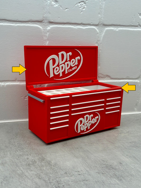 DR PEPPER Workbench Toolbox Pen Holder