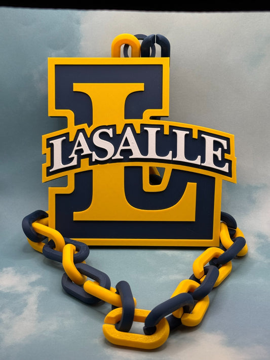 La Salle Explorers Oversized Necklace Hype Chain HandMade 3D Printed