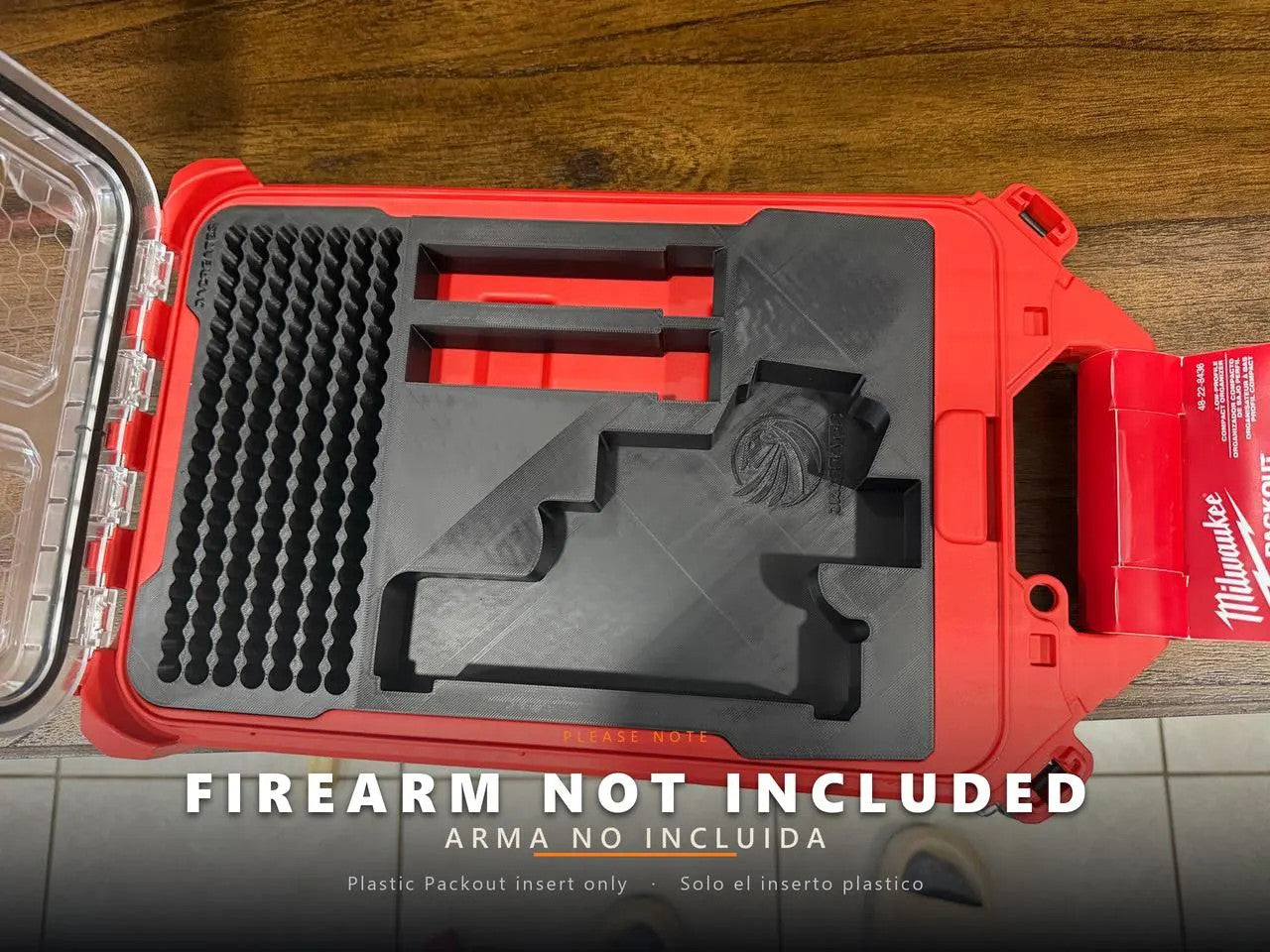 3D Printed Pistol Insert For Slim Packout Fits G19 G23 Gen 4 5 Custom Tool Organ
