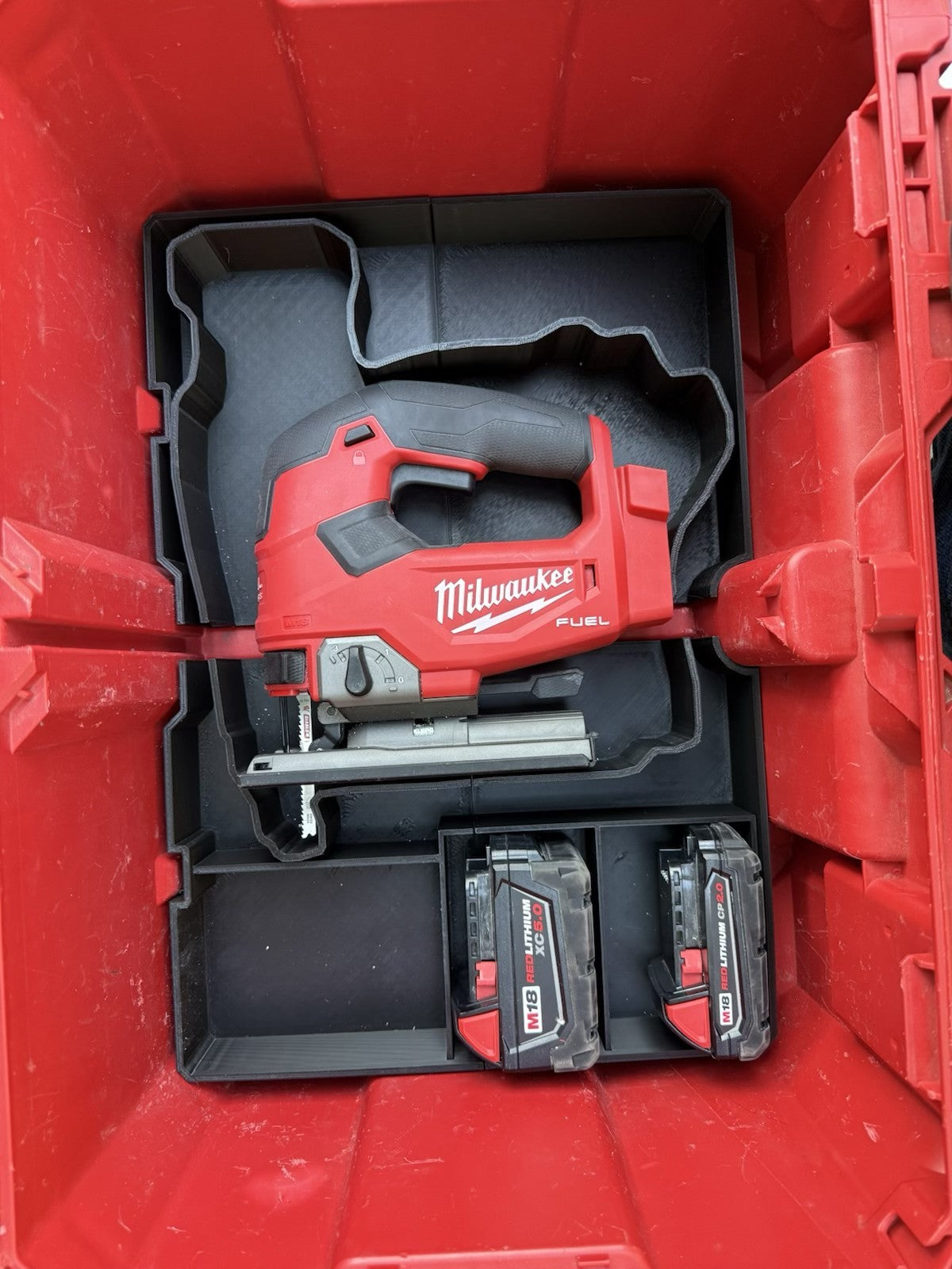 Insert Only for Milwaukee M18 2746 Brad Nailer PACKOUT 48-22-8425 Organizer
