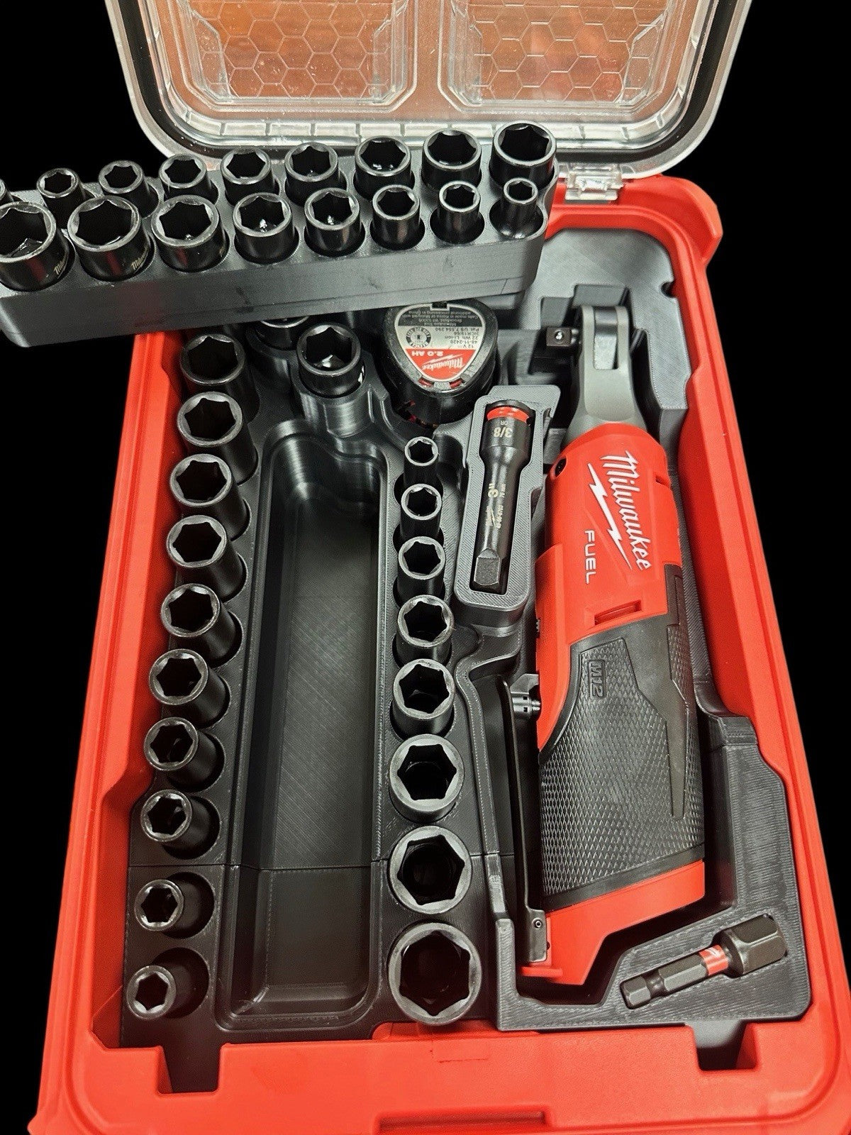 Milwaukee 3/8 SPEED Ratchet+ Socket Packout Insert