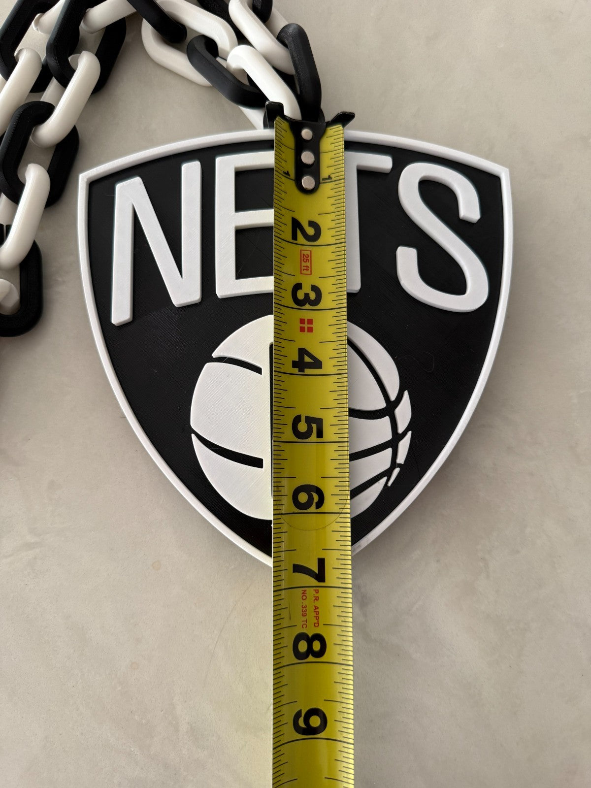 Brooklyn Nets Oversize Logo Necklace Hype Chain