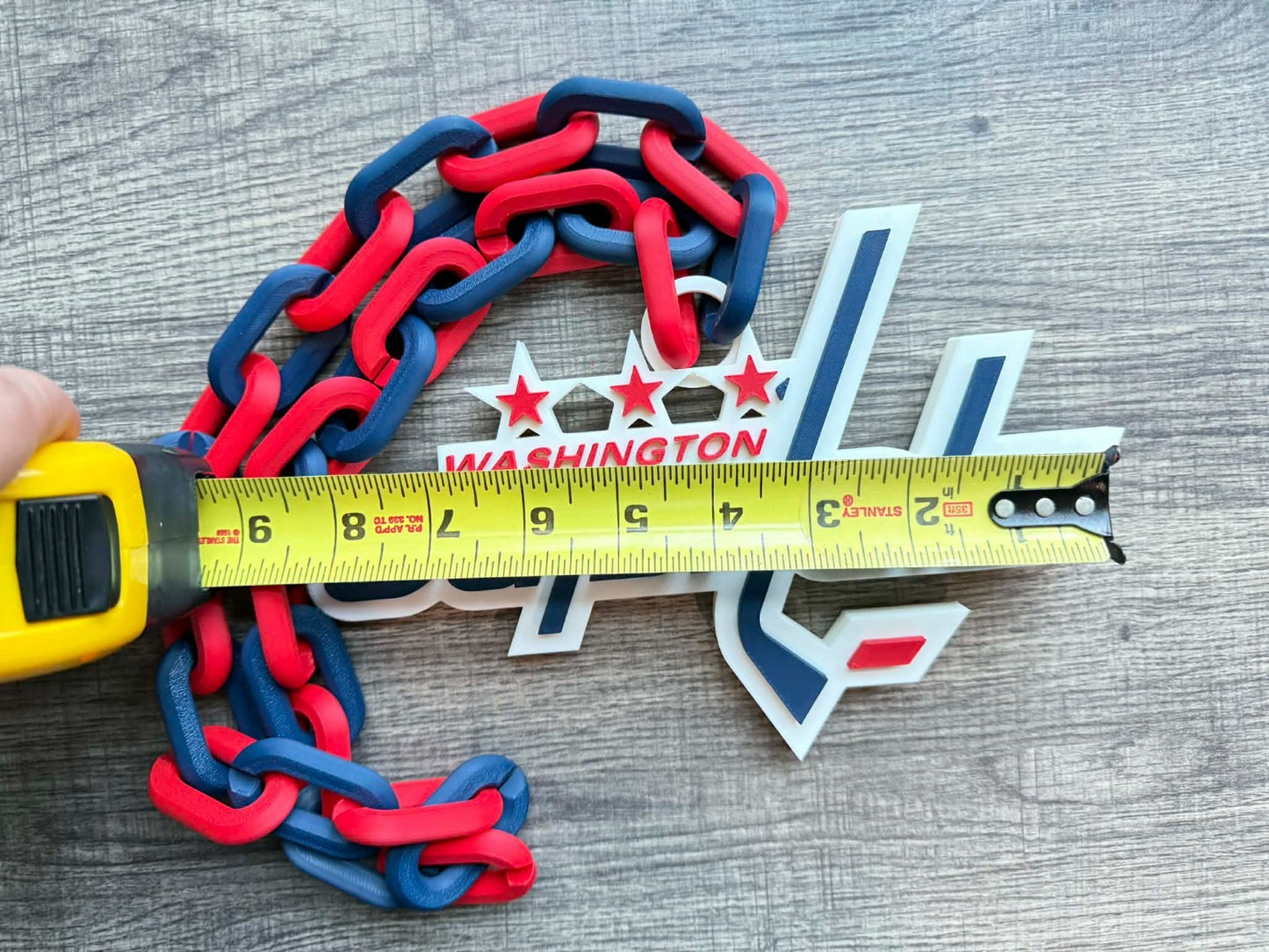 Washington Capitals Oversized Necklace, Hype Chain