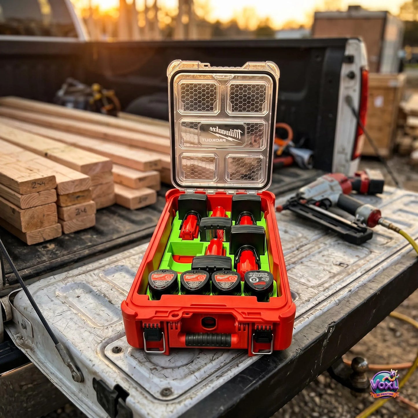 3D Printed M12 Battery Insert – Packout Organizer Tray Holder