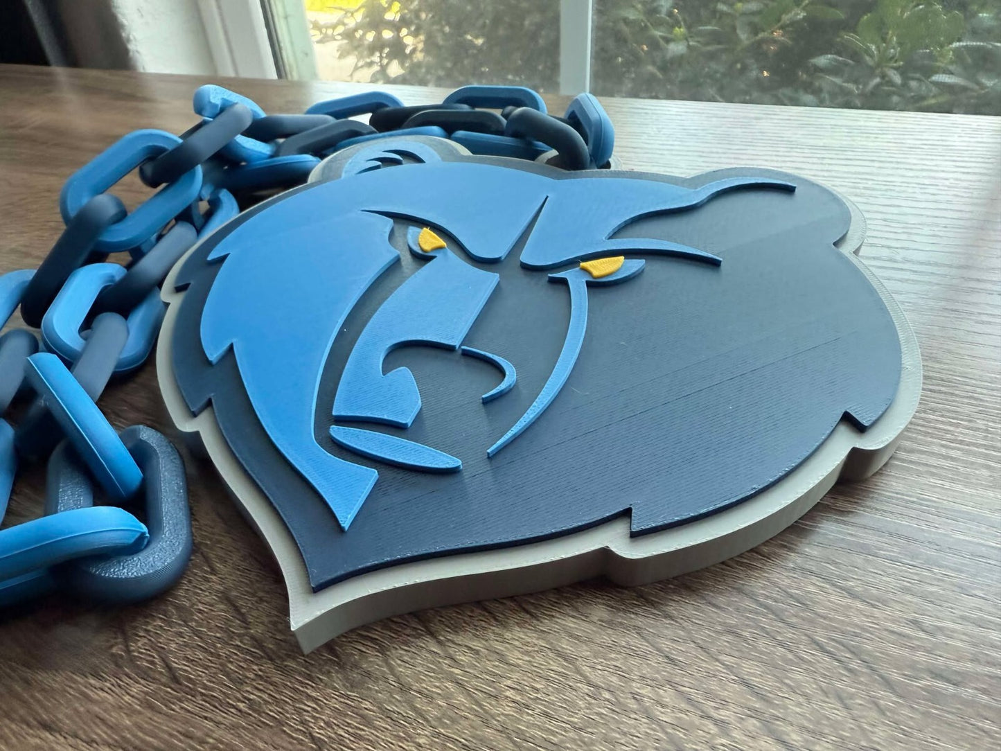 Memphis Grizzlies Oversized Necklace, Pendant Chain