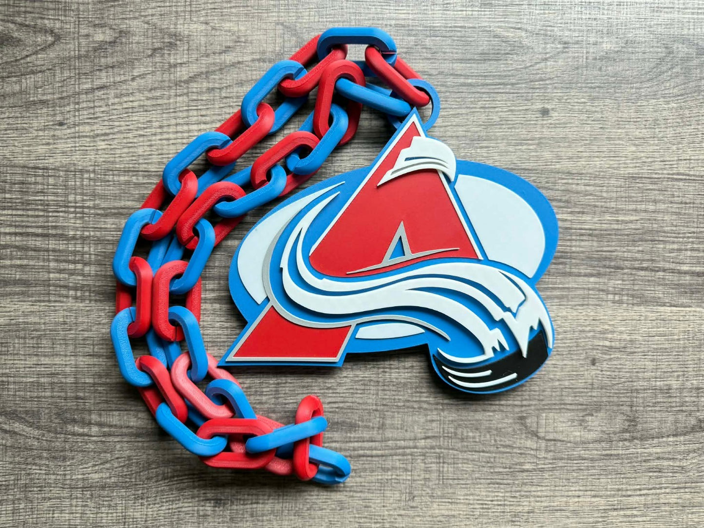 Colorado Avalanche Oversized Necklace, Hype Chain