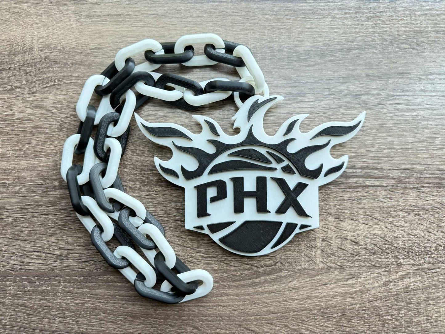 Phoenix Suns Oversized Necklace, Pendant Chain [Made to Order]