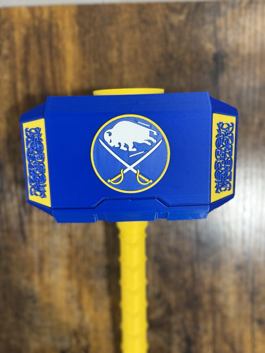 Buffalo Sabres Thor Hammer NHL New York Hockey Fan Gifts Man Cave Office