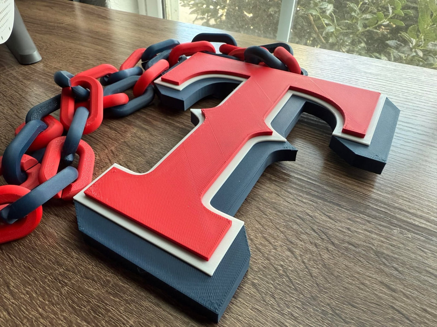 Texas Rangers 3D Printed Sports Chain, Necklace [Made to Order]
