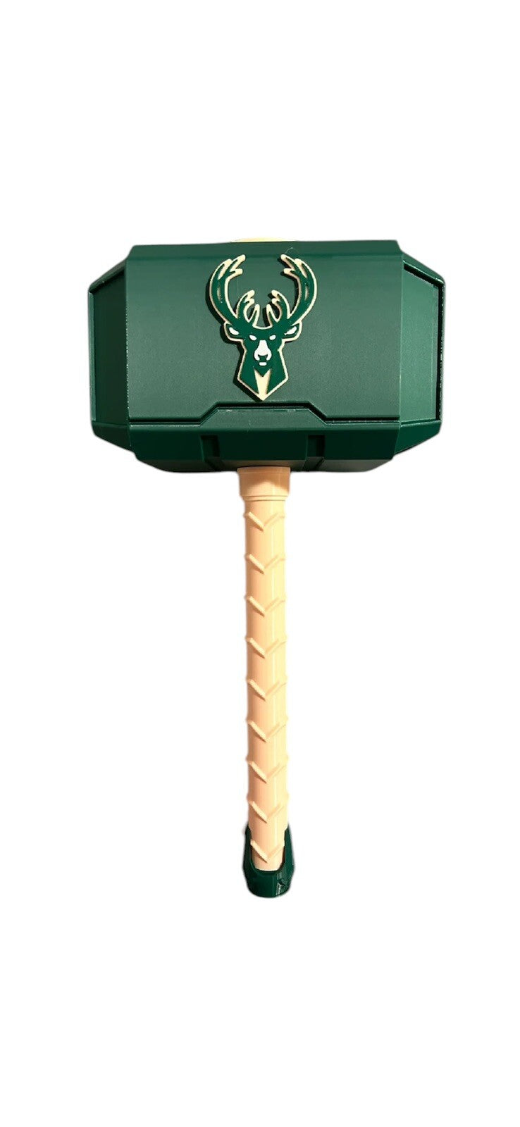 Milwaukee Bucks NBA Mjolnir Thor's Hammer. Life Size  3D Printed Fan Art. Thor