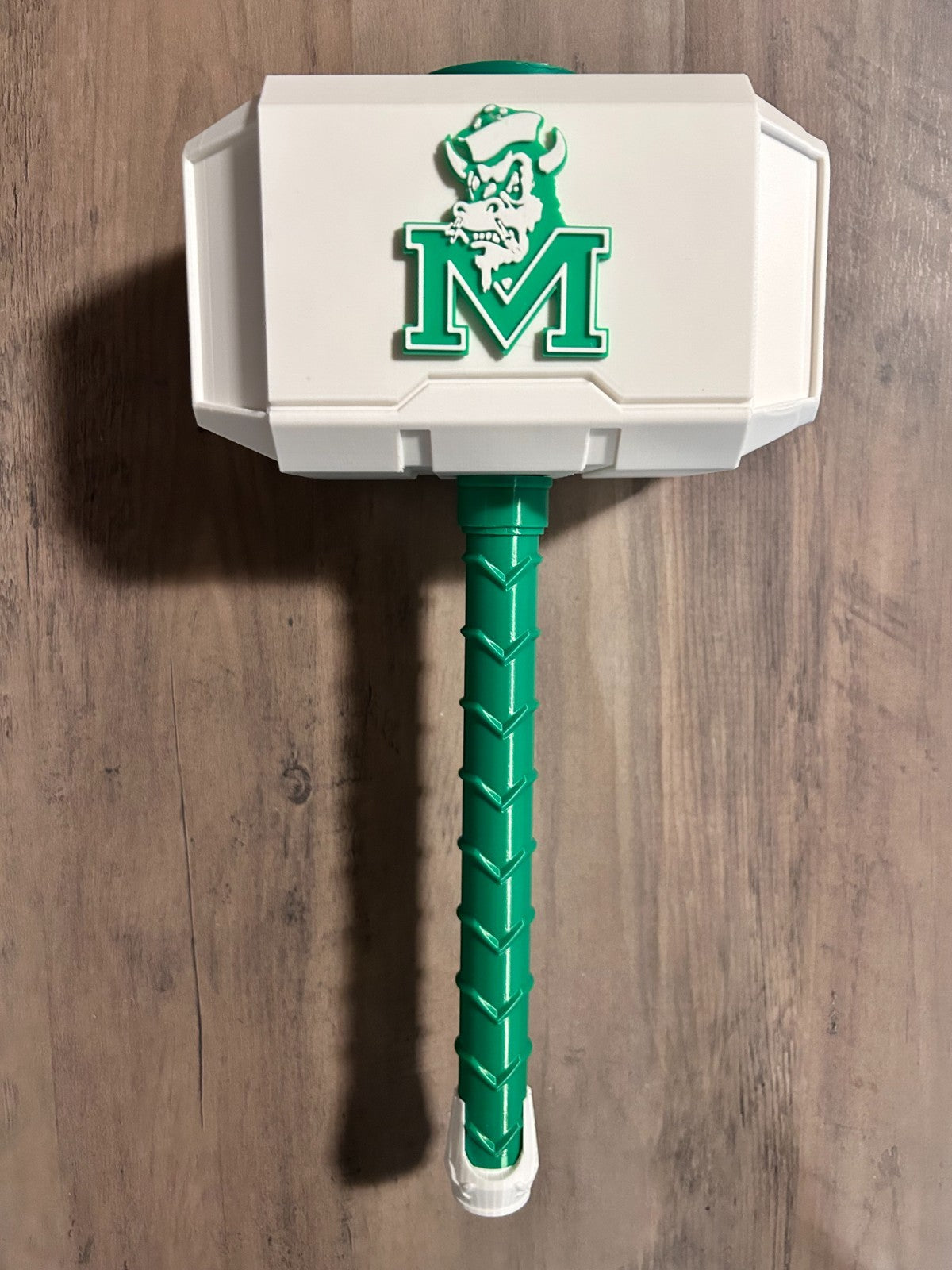 College Marshall Thundering Herd themed Mjolnir Thor's Hammer