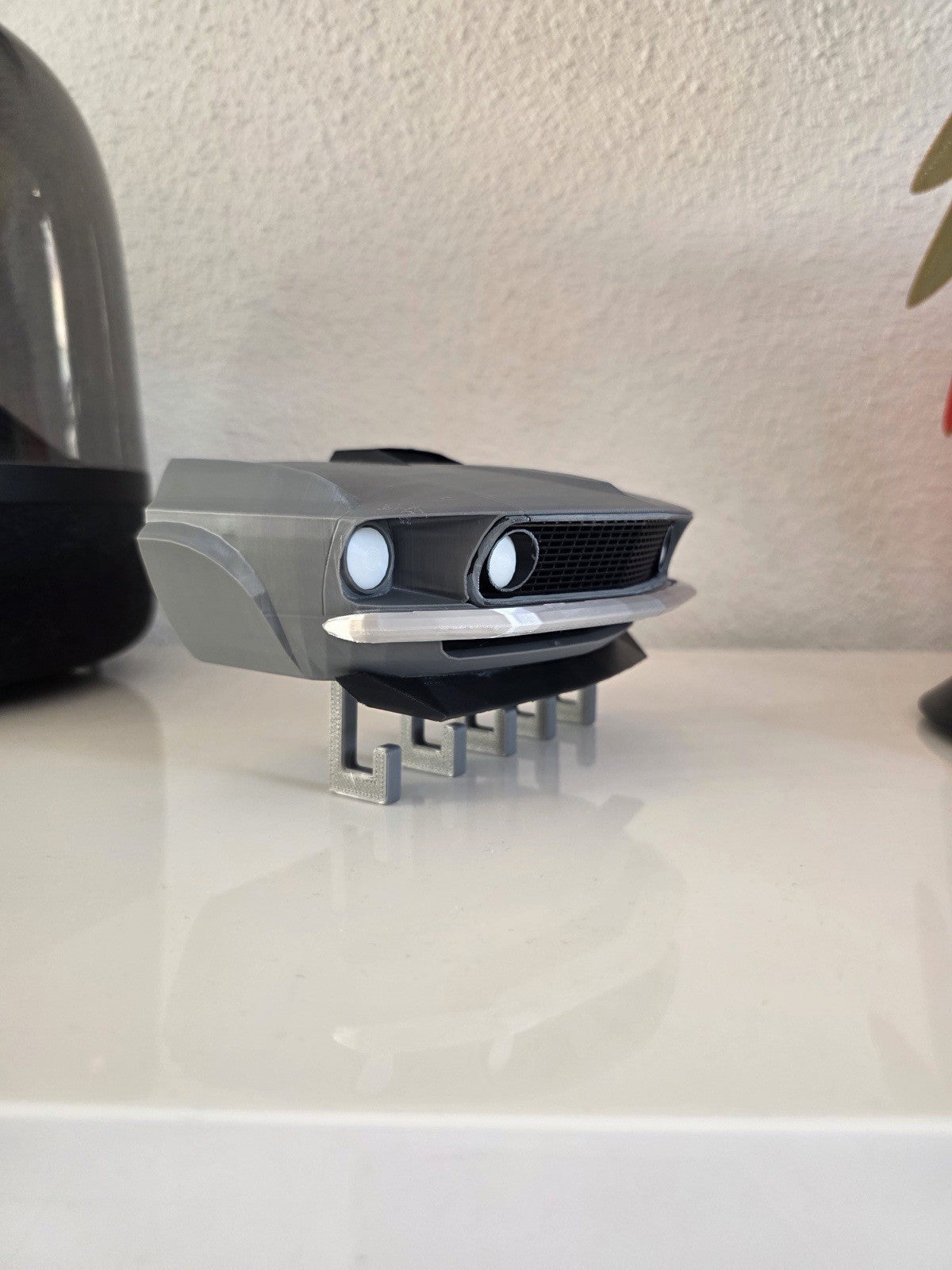 1969 Ford Mustang Front Grill Wall Key Holder - Classic Car Wall Decor