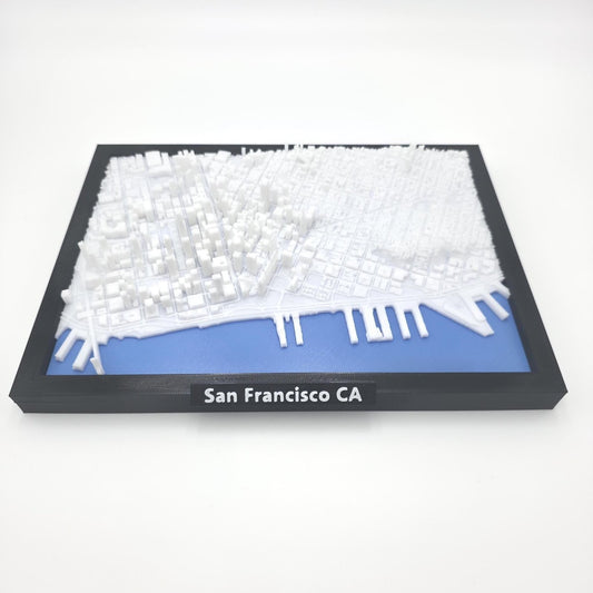 San Francisco California USA 3D City Map