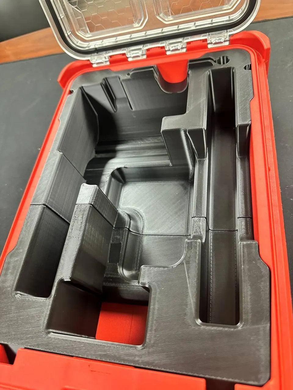 Packout Insert 3D Printed ABS Organizer For M12 Bandfile 2482-20 Custom Tool Cas