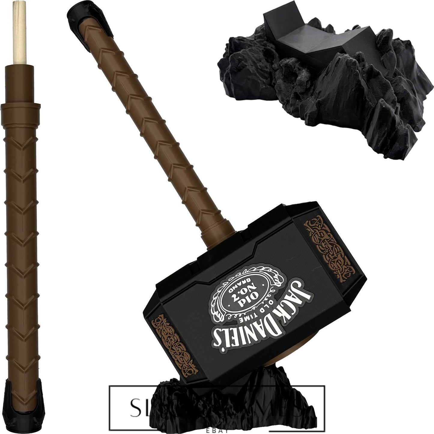 Jack Daniels Hammer #1 Mjolnir Thor's Hammer | 3D Printed Fan Art