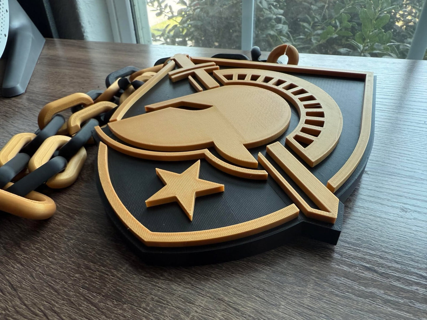 Army Black Knights Oversized Necklace, Hype Chain [Made To Order]
