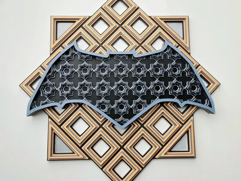 DC Comics Wall Art Or Display 3D printed Grid Mosaic
