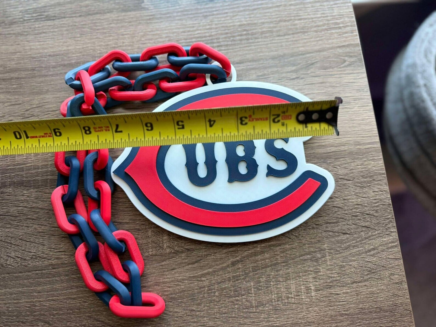 Chicago Cubs 3D Printed Sports Chain, Necklace
